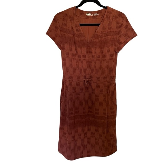 REI aoraki orange travel dress - Picture 2 of 7